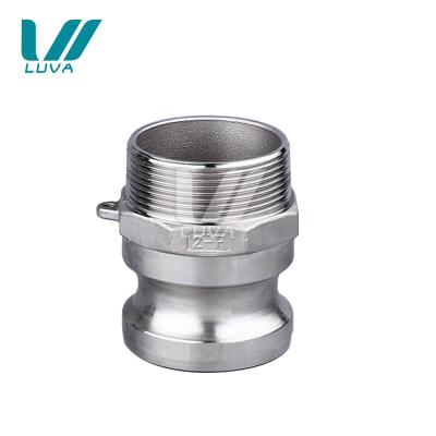 China Water Air Gas Stainless Steel 304 Male F 316 Camlock Male Adapter Thread Quick Coupling Coupling Type for sale