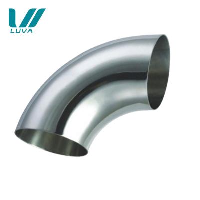 China CF8M CF8 Standard Size Sanitary Pipe Fittings Sanitary Weld Elbow for sale