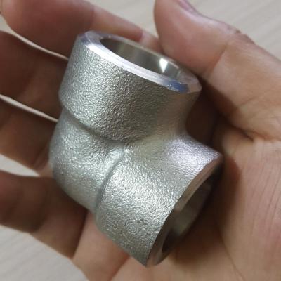 China Forged Stainless Steel Screwed Threaded 90 Degree Elbow 3000LB for sale