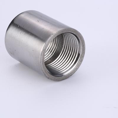 China Stainless Steel Pipe Fittings Female Thread Coupling Casting Solid Coupling Equal for sale