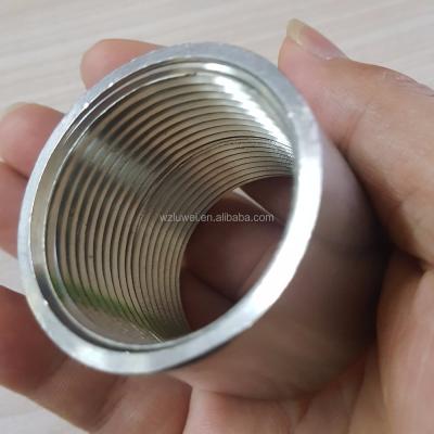 China Water Diesel Oil BSP NPT Standard Stainless Steel Nipple Pipe Coupling Made by Luwei of Wenzhou for sale