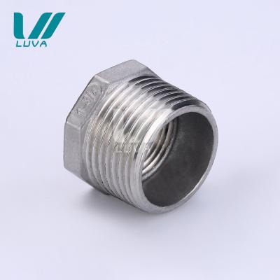 China High quality stainless steel ss304 ss316 stainless steel hex female threaded bushing for sale