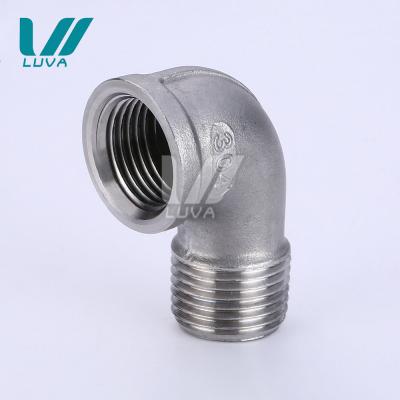 China SS201 SS304 SS316 SS304 Street Elbow NPT bspt bsp male and female thread 90 degree elbow for sale