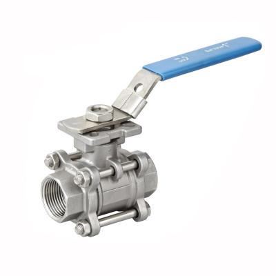 China High Quality Commercial Kitchen Low Pressure Stainless Steel Threaded Ball Valves for sale