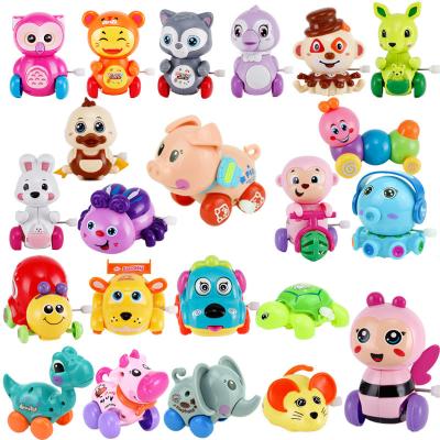 China Baby Playing Funny Animal Wind Toys For Children Small Mechanism Baby Wind Up Toy Clockwork Spring Colorful Baby Interactive Toy for sale