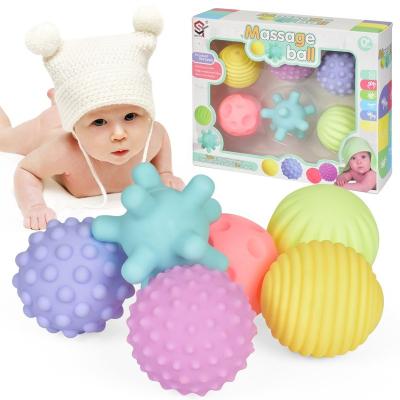 China Bath Wetting Sounding Toy Baby Bathroom Spray Water Ball Kids Squeezes Toys Early Education Baby Puzzle Hand Hook Ball Massage Ball Baby Bath Water Toys for sale