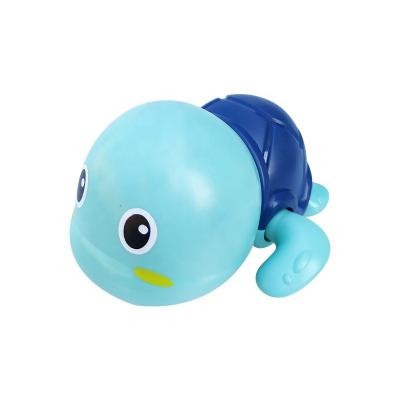 China Funny Baby Cogs Cartoon Swimming Turtle Bath Toys Cogs Kids Bath Toy Bathroom Water Play Floating Wind Up Chain Toy 8*9*5.5cm for sale