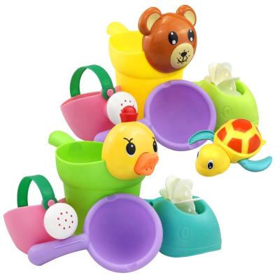 China Bathroom Baby Play Spray Water Play Silicone Toy Organizer Bath as picture for sale