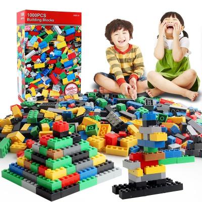 China Creative Toy Kids Educational Building Blocks 1000pcs DIY Parts Brick Set for sale