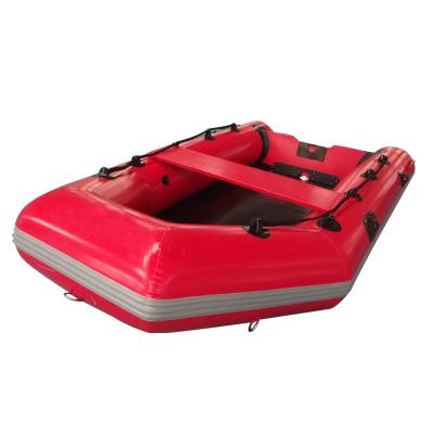 China Commercial wholesales OEM ODM inflatable surfing boat RED PVC floatie for sale for sale