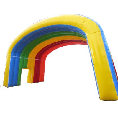 China Commercial Colorful Reusable Column Sunshade Inflatable Shade Tent Air Playground Relax Tent for sale