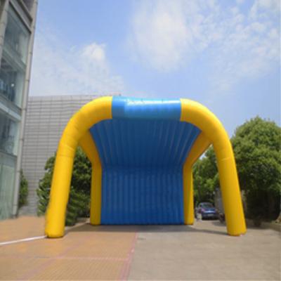 China Commercial Remarkable PVC 0.7mm Air Column Reusable Sunshade Parking Inflatable Tent Playground Relax Tent for sale