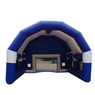 China Advertising Custom Inflatable Sport Tent Waterproof Logo Commercial Tent With Led Light For Advertising Tent for sale