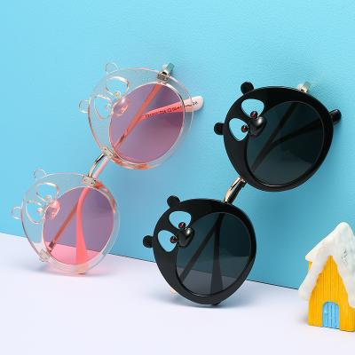 China Around 2021 New Trendy Kids Sunglasses Cartoon Mouse Polarized Sunglasses Kids Vintage Sun Shade for sale