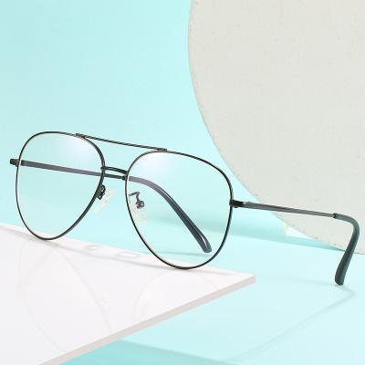 China Blue Light Blocking Glasses Fashion Computer Glasses Anti Frames Metal Anti Light Optical Blue Glasses For Men for sale