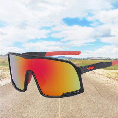 China 2021 Outdoor Sports Eyewear Men Plastic Cycling Sunglasses High Quality Colorful Windproof Sunglasses Sports Sunglasses for sale