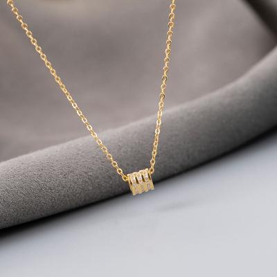 China TRENDY Girl's Small Necklace Jewelry S925 Sterling Silver Fashion Pendant For Waist Necklace for sale