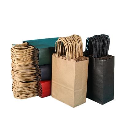 China Recycled Materials Hot Sales Custom Die Cut Bags Wholesale Paper Bags Cheap Vellum Paper Bags Kraft Paper with your Own Logo for sale