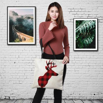 China Casual Feminine Girl Tote Eco Shopper Shoulder Bags Tote Black Bags Vogue Harajuku Christmas Disposable Canvas Designs for sale