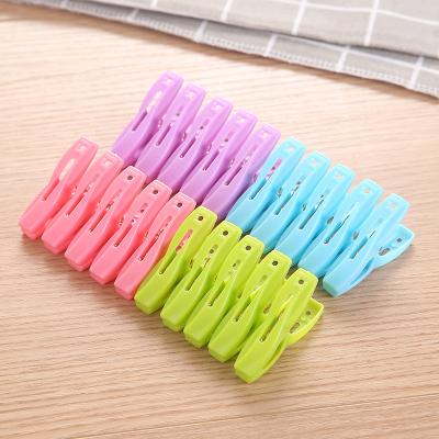 China 20 Durable Plastic Clothespins Windproof Clothespins Traveling Large Plastic Clothespins Casual Clip Windproof Clip Wholesale for sale