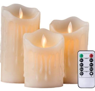 China Remote Control Electronic Holiday 10 Buttons LED Candle Lamp for sale