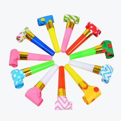 China Plastic Birthday Party Blow Dragon Whistle Children's Toy Blow Dragon Whistle Trumpet for sale