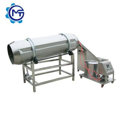 China Multifunctional People Snacks Snacks Barrel Steel Seasoning Coating Production Line for sale