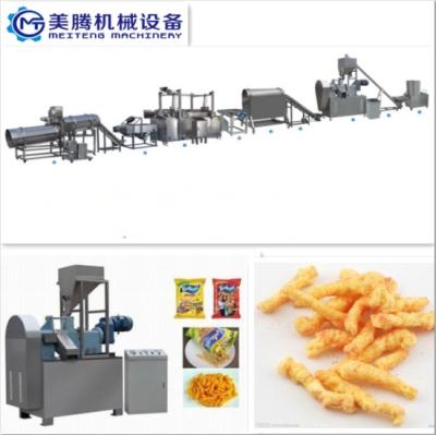 China Low energy high speed food processing machine cheetos kurkure making machine fried snack food production line equipment for sale