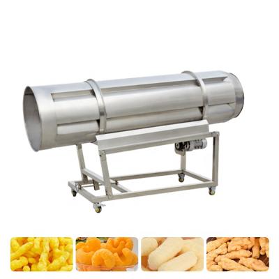 China Factory snack metal drum industrial seasoning coating line sprayer seasoning machine for sale