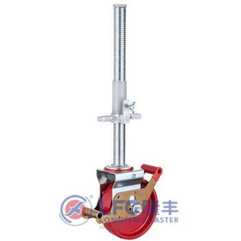 China PIVOT Height Quality Heavy Duty Scaffolding Caster For Aluminum Scaffold Mobile Working Tower for sale