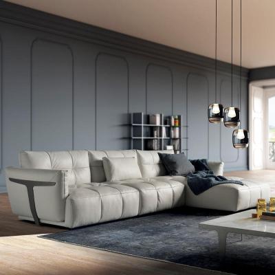 China Other Living Room L Shape Sectional Sofas And Contempo Nordic Set For Furniture Modern Sectional Living Room Leather Sofa for sale