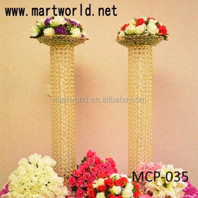 China 2021 high quality LED remote control flower stands for wedding decoration for wholesale (MCP-035) for sale