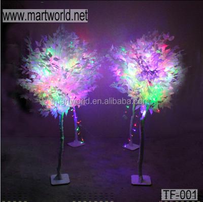 China artificial plants wedding walkway aisle outdoor lighted christmas blossom tree decoration for marriage party valentines(TF-001) for sale