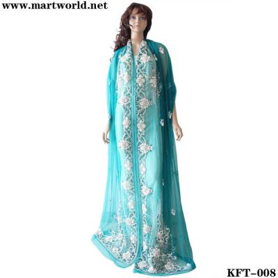 China blue indonesia kaftan dress (GA-115) for sale