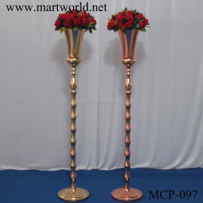 China Hot Hot sell metal Vase with party centerpiece for wedding decoration (MCP-097) for sale