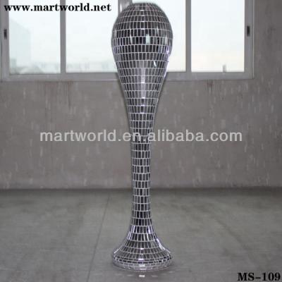 China Hot wholesale column for wedding decoration; wedding pillar/vase/pedestal with mirror surface for event&party(MS-109) for sale