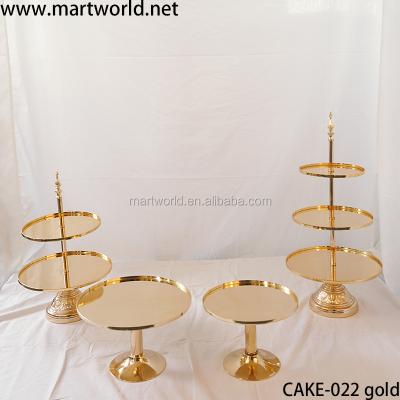 China metal cake stand cake table centerpieces for wedding party bridal shower decoration sweets candy bar display pedestals(cake-022) for sale