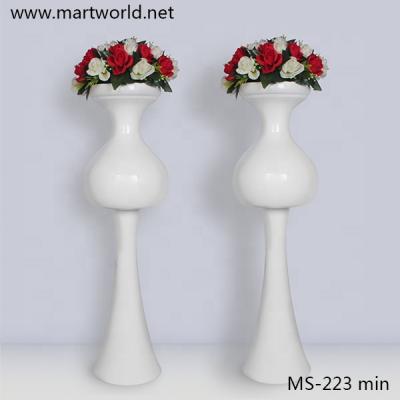 China New design Decorative flower vase, wedding pillars wedding walkway stand for wedding decoration hotel decoration(MS-223) for sale
