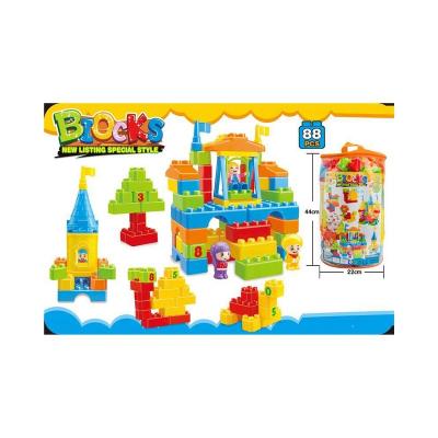 China Building Toy Bulk Puzzle Blocks Castle Dangle 88pcs Small Toyssmall Sembo Puzzle High Texture Toy Block for sale