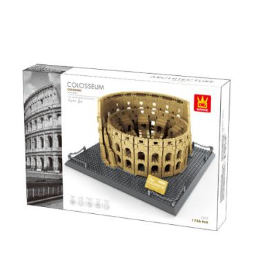 China Construction Toy Wange 5225 Colosseum-Rome Italy Children Wooden Toys Block Building for sale