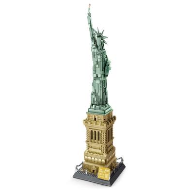 China Liberty-New York America Building Toy Wange 5227 Statue Kids Plastic Building Blocks for sale