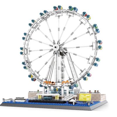 China Building Toy Wange 6215 London Eye-London England series sets stacked building blocks for sale