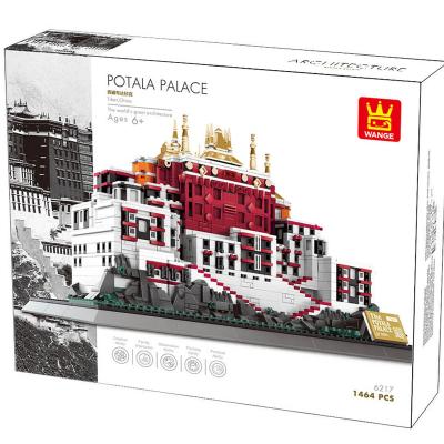 China Construction Toy Wange 6217 Potala Palace-Tibet China Toys Blocking Crative Educational Building Blocks for sale