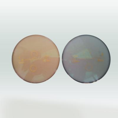 China OEM Index 1.61 Glasses Lenses Photochromic Single Vision Pink Resin Single Vision Optical Lens for sale