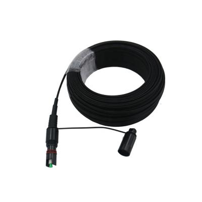 China FTTH OptiTap Drop Cable Pigtail Fiber Optic Cable G657A1 With OptiTap Connector for sale