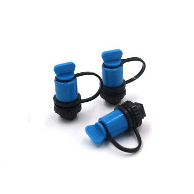 China Indoor / Outdoor Mini SC Adapter Fiber Optic Waterproof Blue Adapter for sale