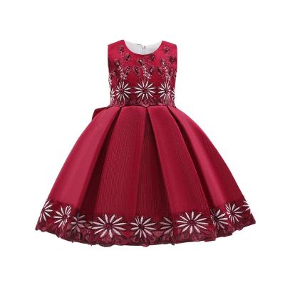 China Breathable 1-14 Years Teenagers Clothes Kids Dress Newborn Baby Girl Formal Lace Birthday Party Small Weeding Dresses For Weeding for sale