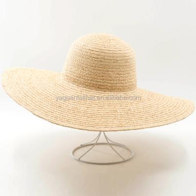 China breathable & Waterproof Women's Beach Straw Floppy Hat, Fashion Custom Wholesale Women's Beach Straw Floppy Hat for sale