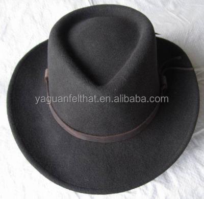 China breathable & High Quality Handmade New Style Wool Felt Color Man Beach Hat Waterproof for sale