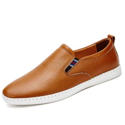 China Fashion Trend UP-1162J Men PU Leather Casual Shoes Large Size Large Size Slip On Flats for sale